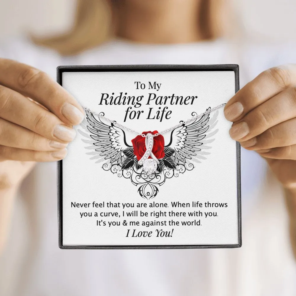 Riding Partner For Life Forever Love Necklace
