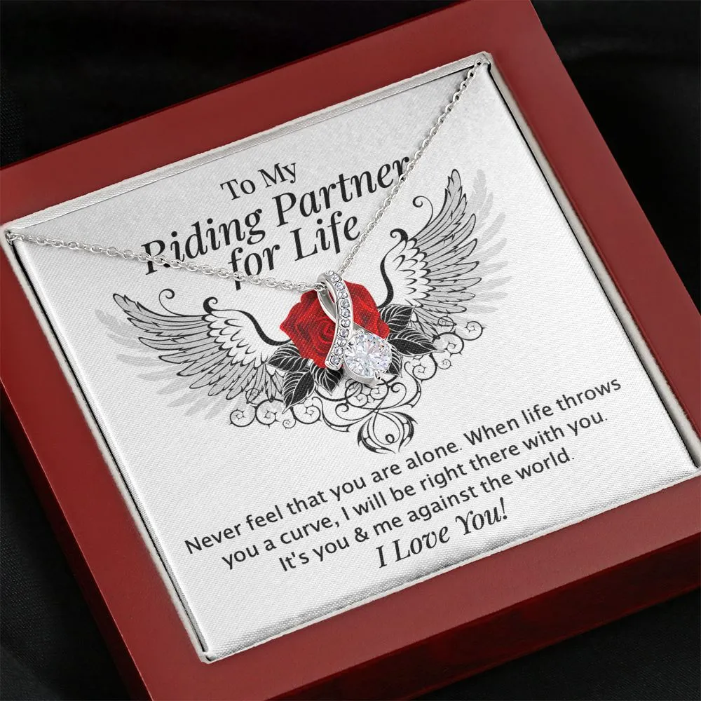 Riding Partner For Life Forever Love Necklace