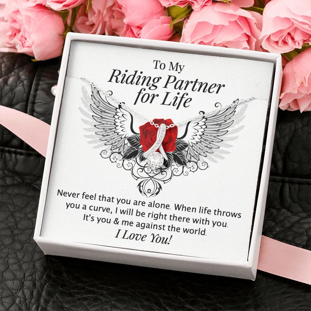 Riding Partner For Life Forever Love Necklace
