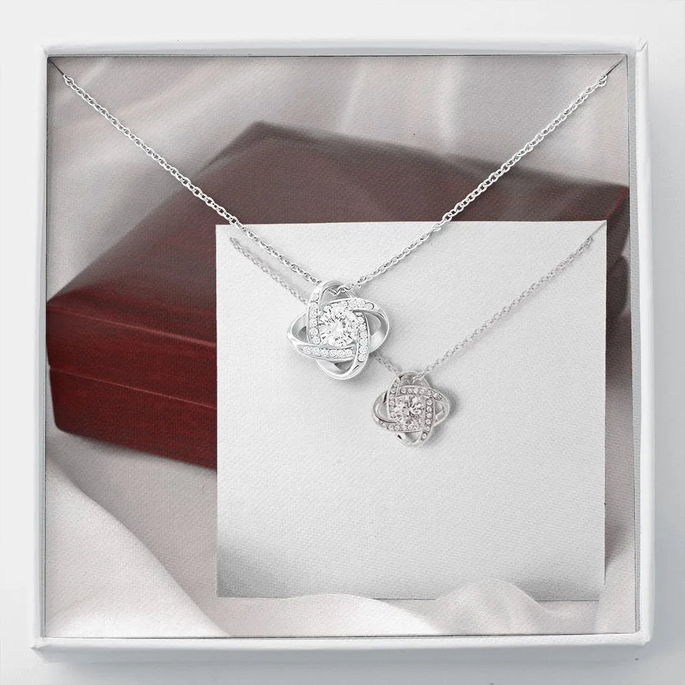 Riding Partner for Life Love Knot Necklace