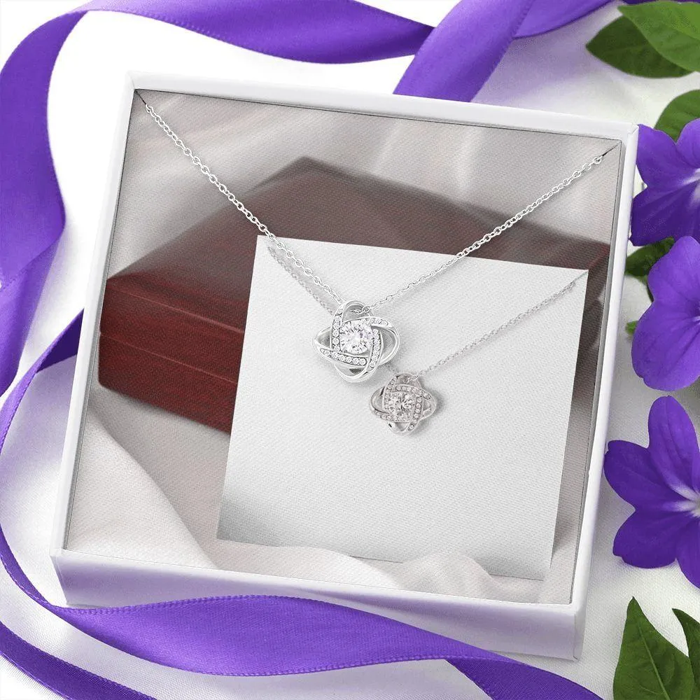 Riding Partner for Life Love Knot Necklace