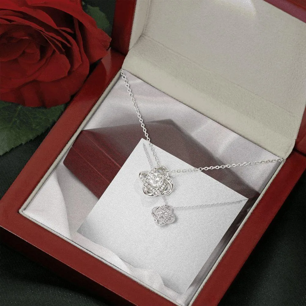 Riding Partner for Life Love Knot Necklace