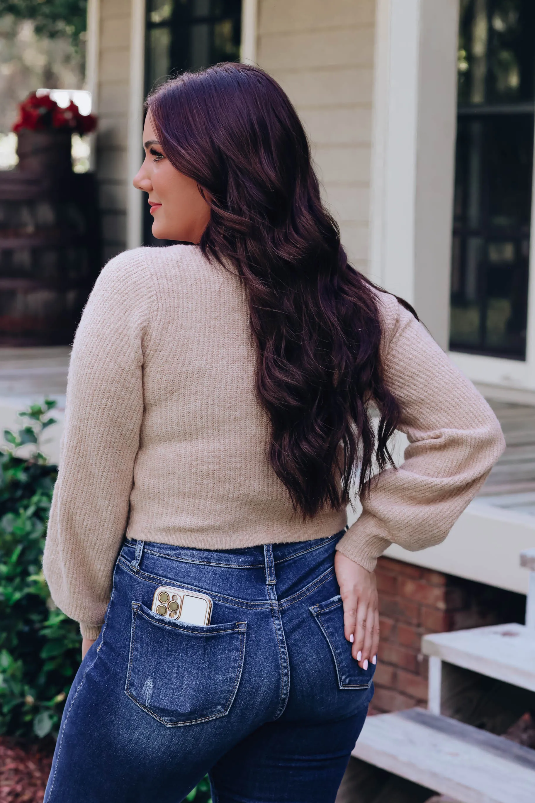 Rio Ruched Drawstring Sweater