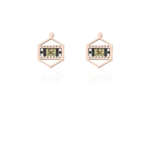 Rolling Hills | 18k Rose Gold | Boho Earrings