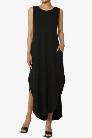 Rozlyn Sleeveless Slit Maxi Dress PLUS