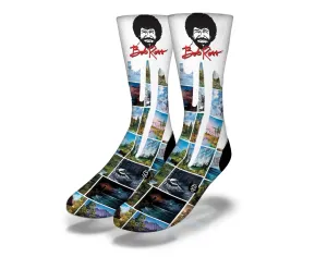 SAVVY SOX B ROSS DRIPPING ART SOCKS