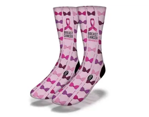 SAVVY SOX BREAST CANCER AWARENESS 4 SOCKS