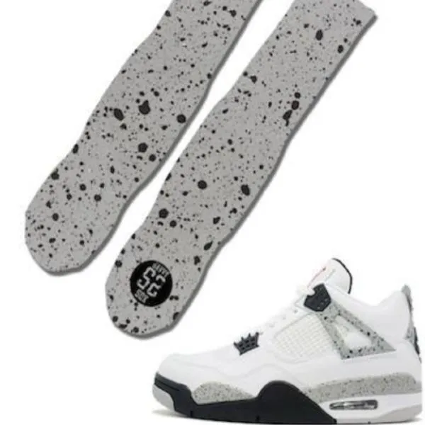 SAVVY SOX JORDAN 4'S CEMENT SOCKS