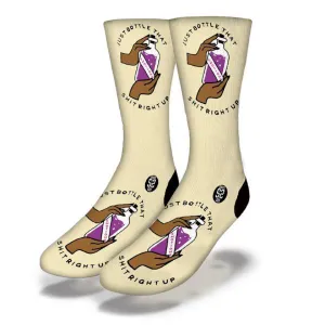 SAVVY SOX JUST BOTTLE IT SOCKS