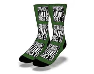 SAVVY SOX STRAIGHT OUTTA AREA 51 SOCKS