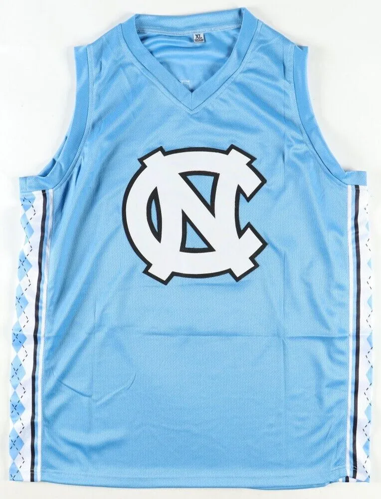 Sean May Signed North Carolina Tar Heels Jersey (Beckett) 2005 NCAA Champion