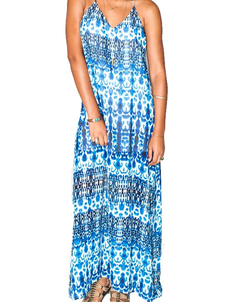 Show Me Your Mumu Eryln Maxi Dress in Fontainebleau