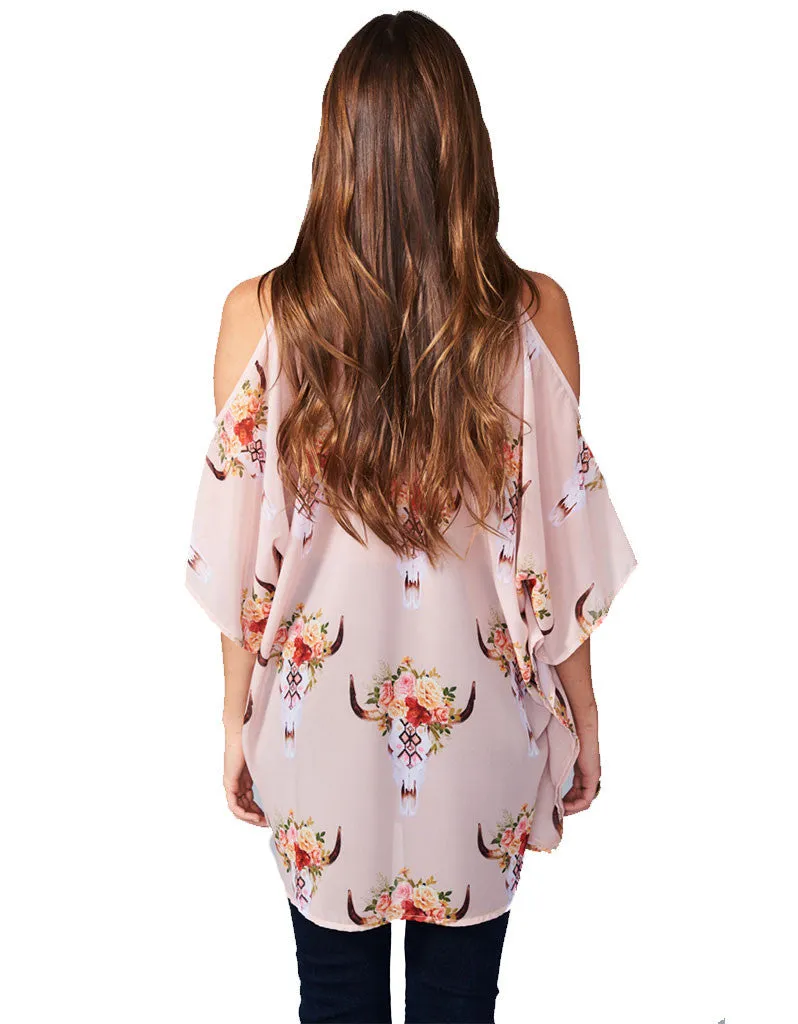 Show Me Your Mumu Peta-Boo Tunic in Frida Bullhead