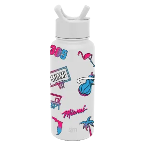 Simple Modern Original Vice Allover Print 32oz Summit Bottle
