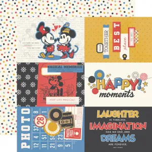 Simple Stories - Say Cheese Classic Mouse - 12x12 Single Sheet - 4x6 Elements