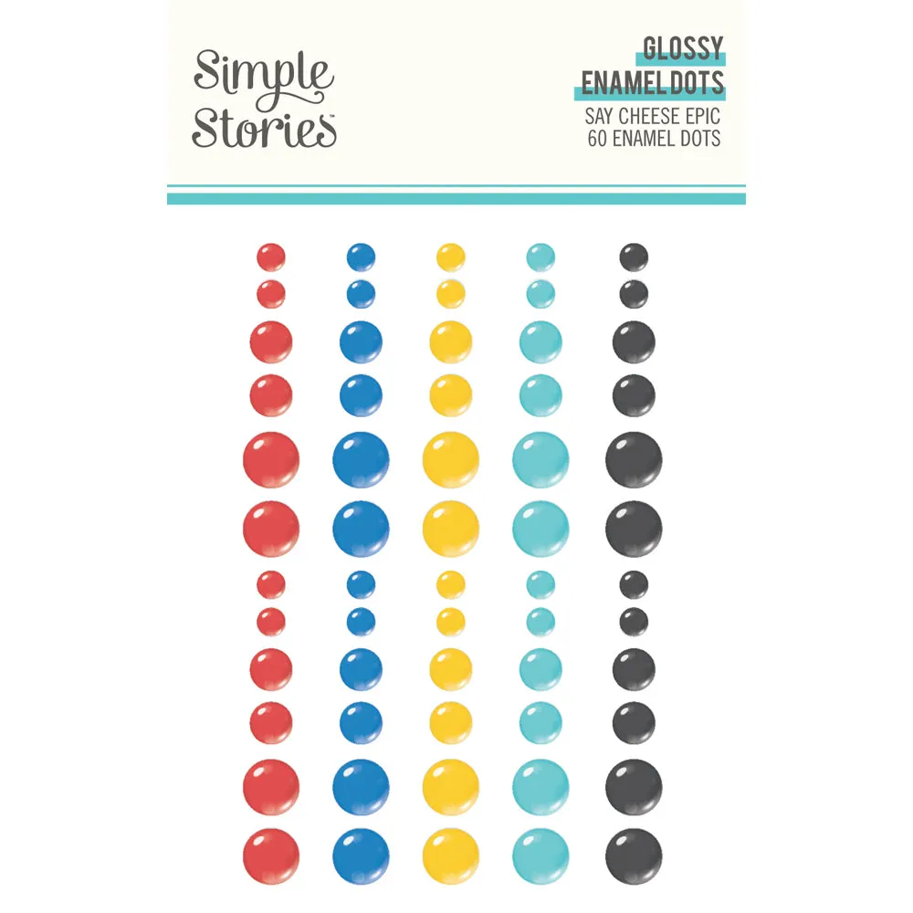 Simple Stories - Say Cheese Epic - Glossy Enamel Dots
