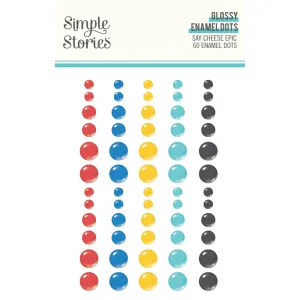 Simple Stories - Say Cheese Epic - Glossy Enamel Dots