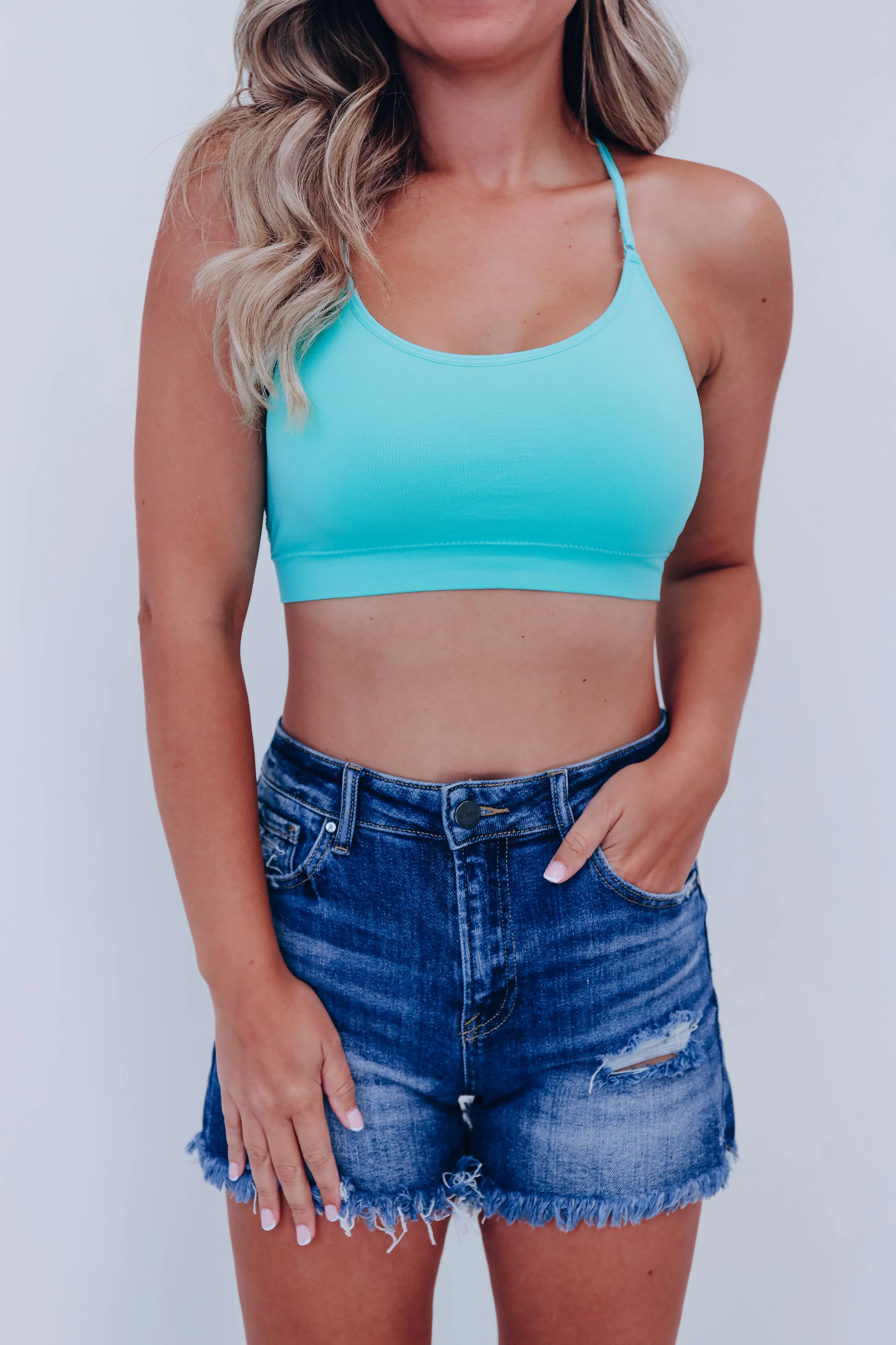 Simplistic Comfy Bralette - Mint