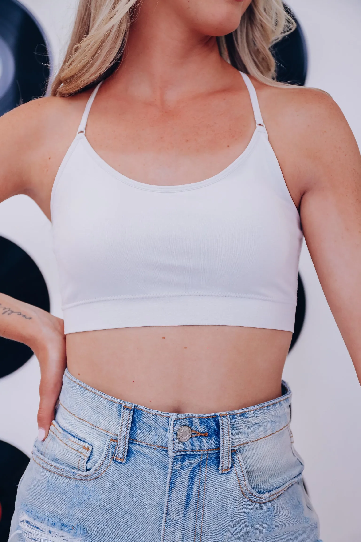 Simplistic Comfy Bralette - Stone