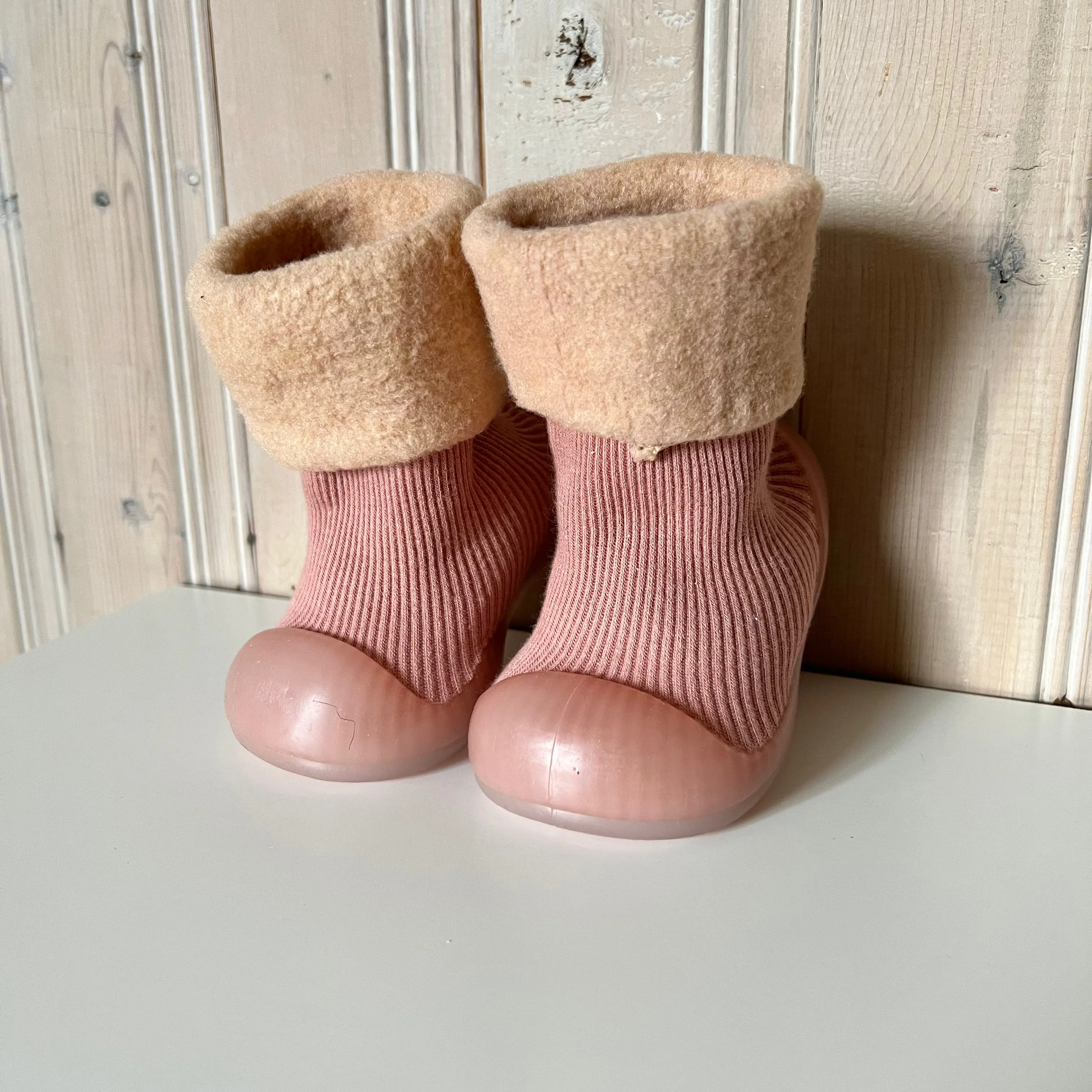 Sock Boots - Blush