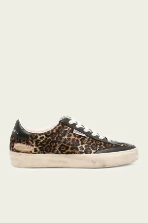 Soul-Star Leopard Horsy Leather Sneaker