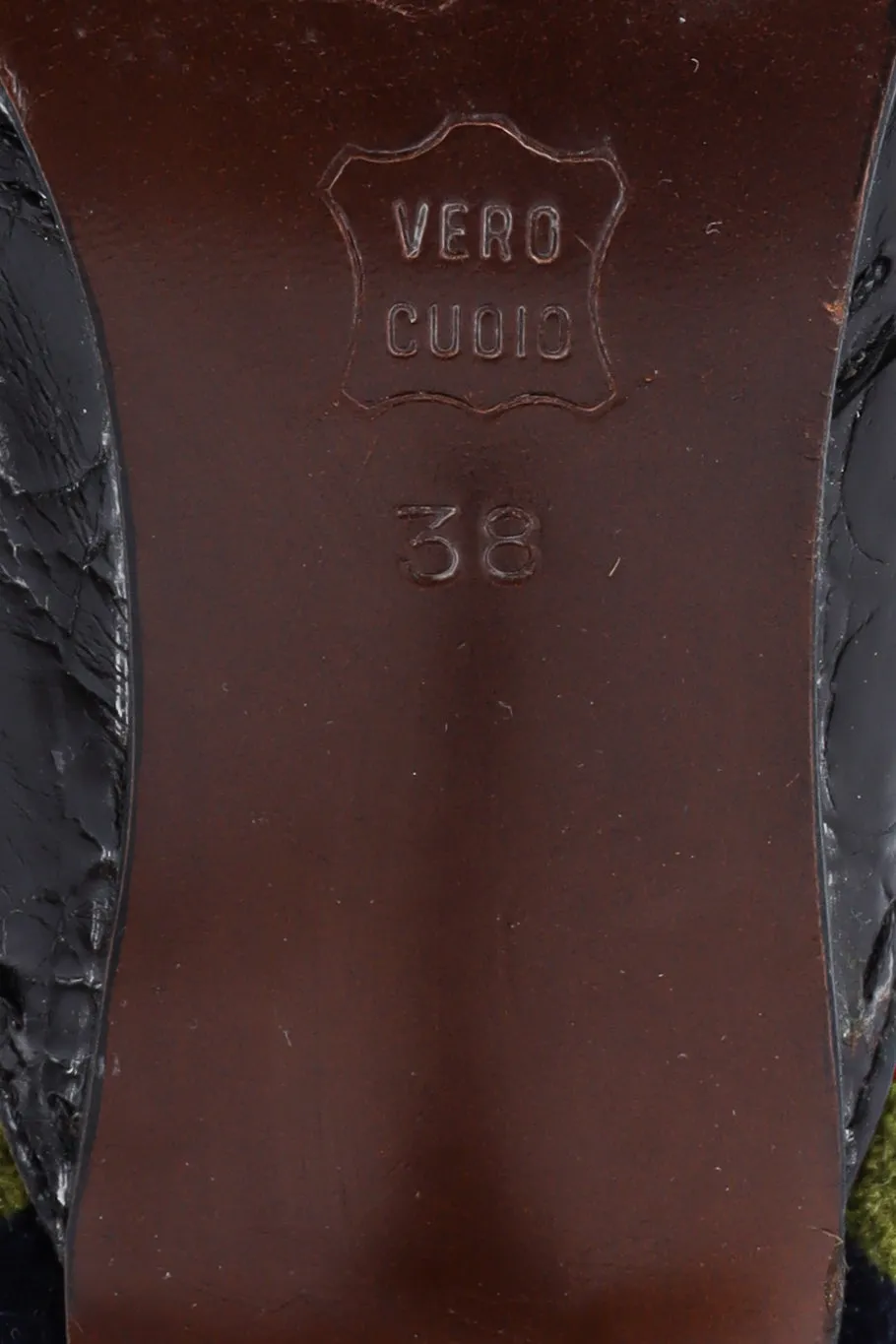 Stripe Velvet & Leather Heel Boot