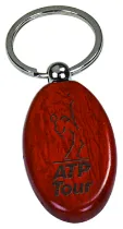 Stylish Customizable Wooden Finish Keychain