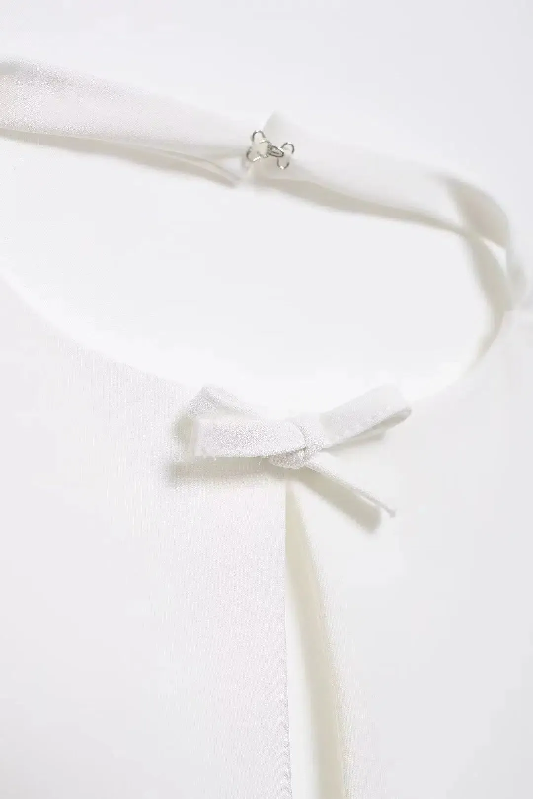 Stylish Sleeveless Bowknot Top Skirt Set