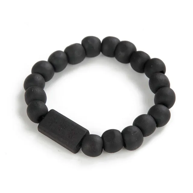 Stylish Wooden Charm Bracelet