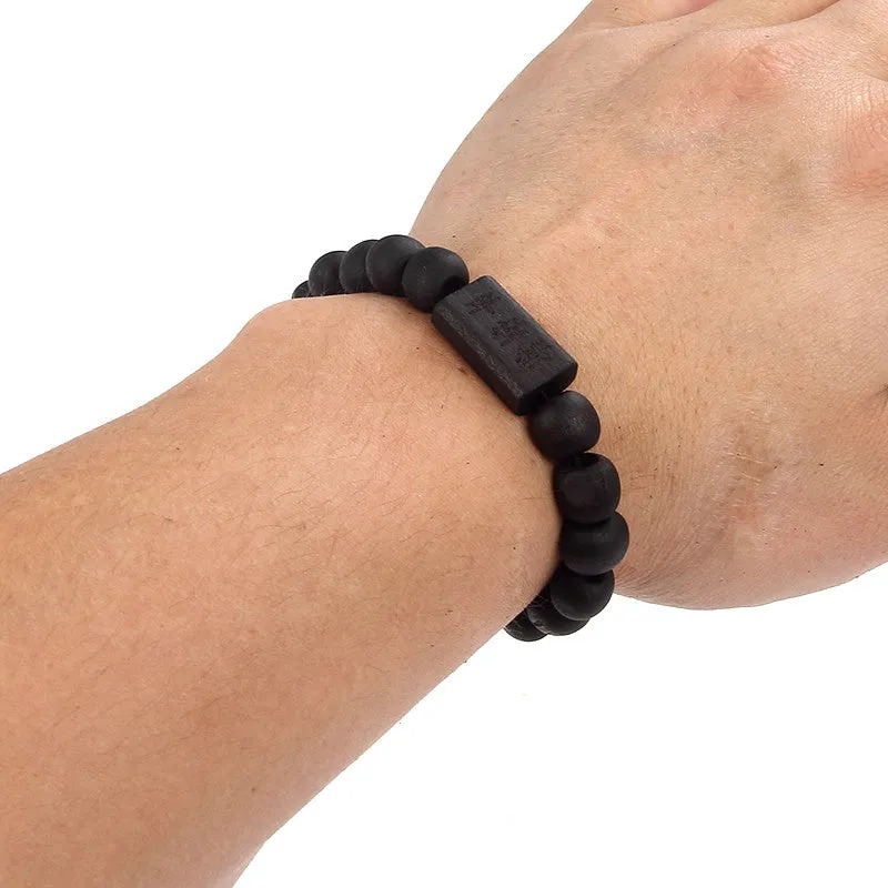 Stylish Wooden Charm Bracelet