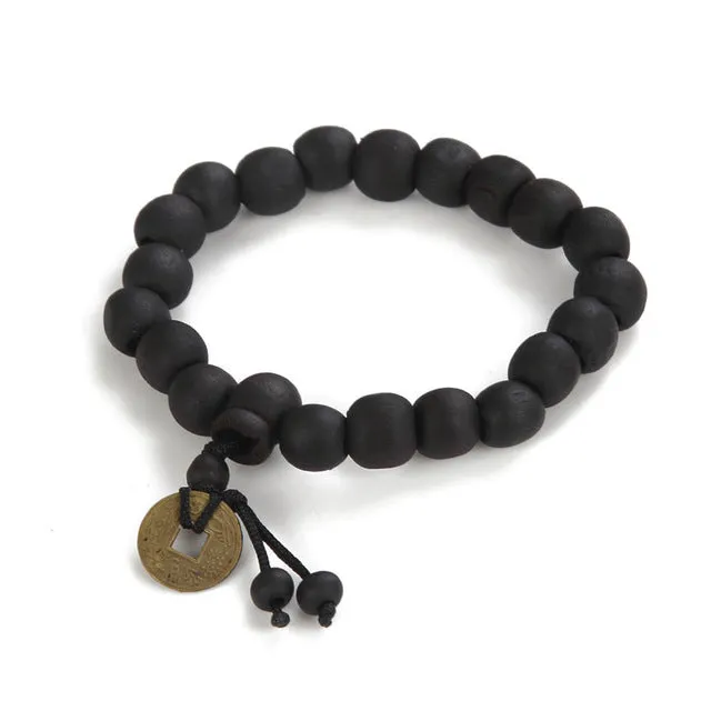 Stylish Wooden Charm Bracelet