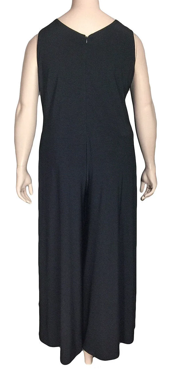 SUN KIM by Comfy USA Black Jumpsuit