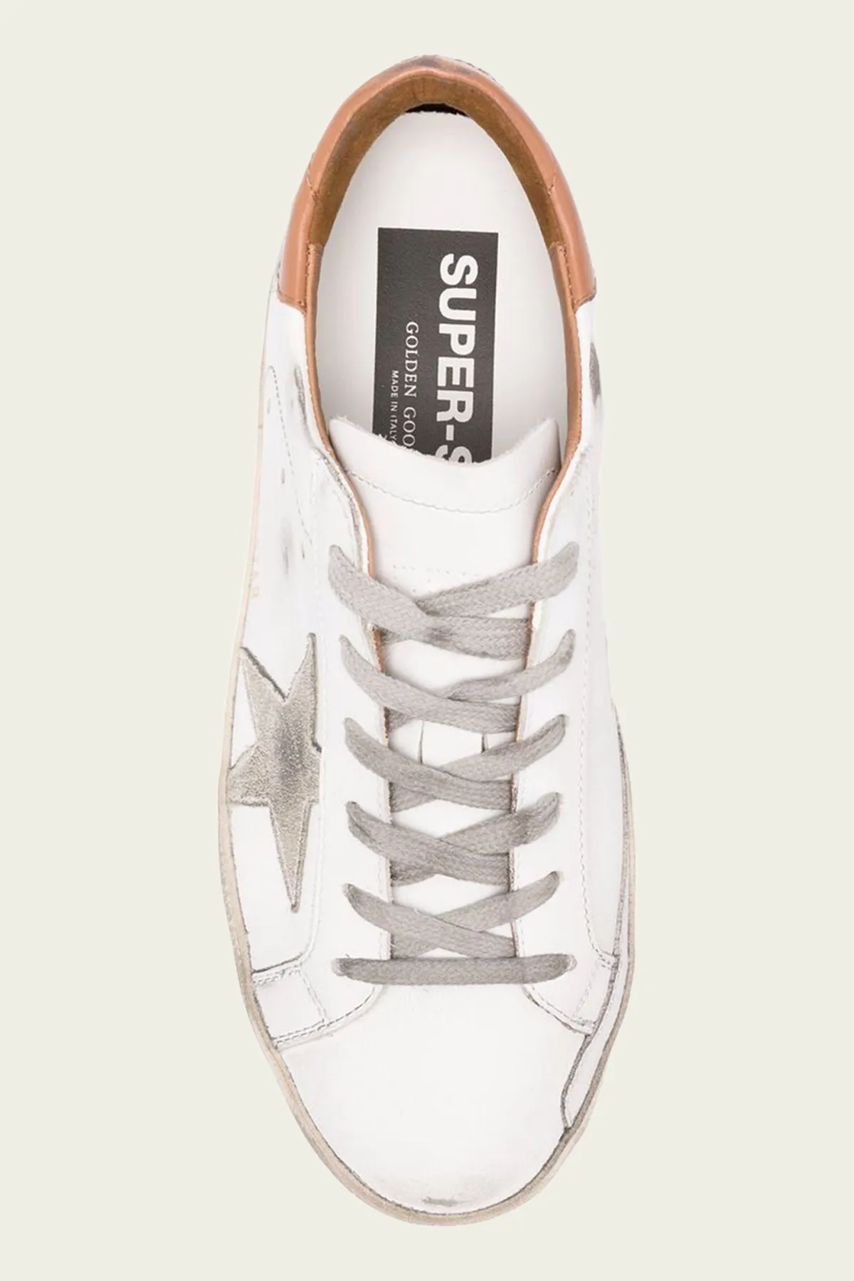 Super-Star Light Brown Toe Leather Sneaker
