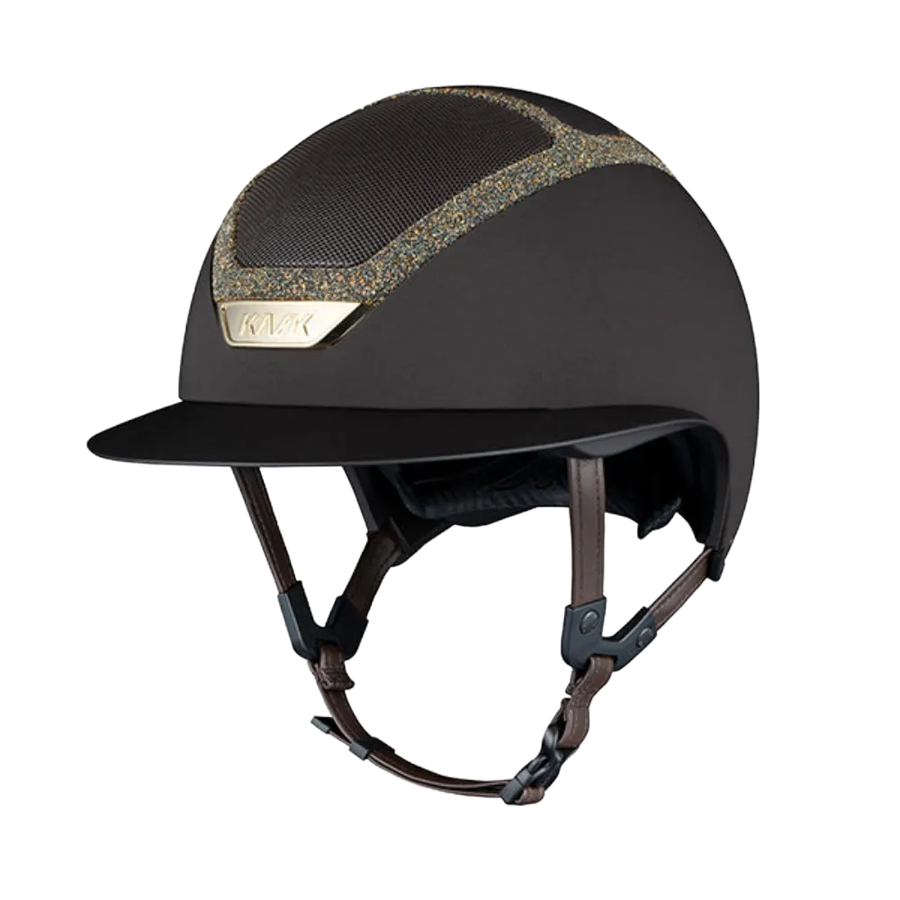 Swarovski Frame Star Lady Chrome Riding Helmet by KASK