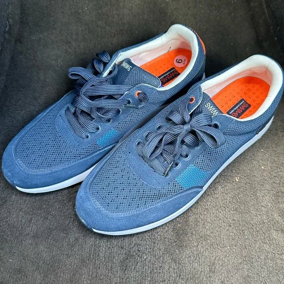 SWIMS Breeze Wave Athletic Mixed Media - Navy