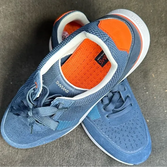 SWIMS Breeze Wave Athletic Mixed Media - Navy