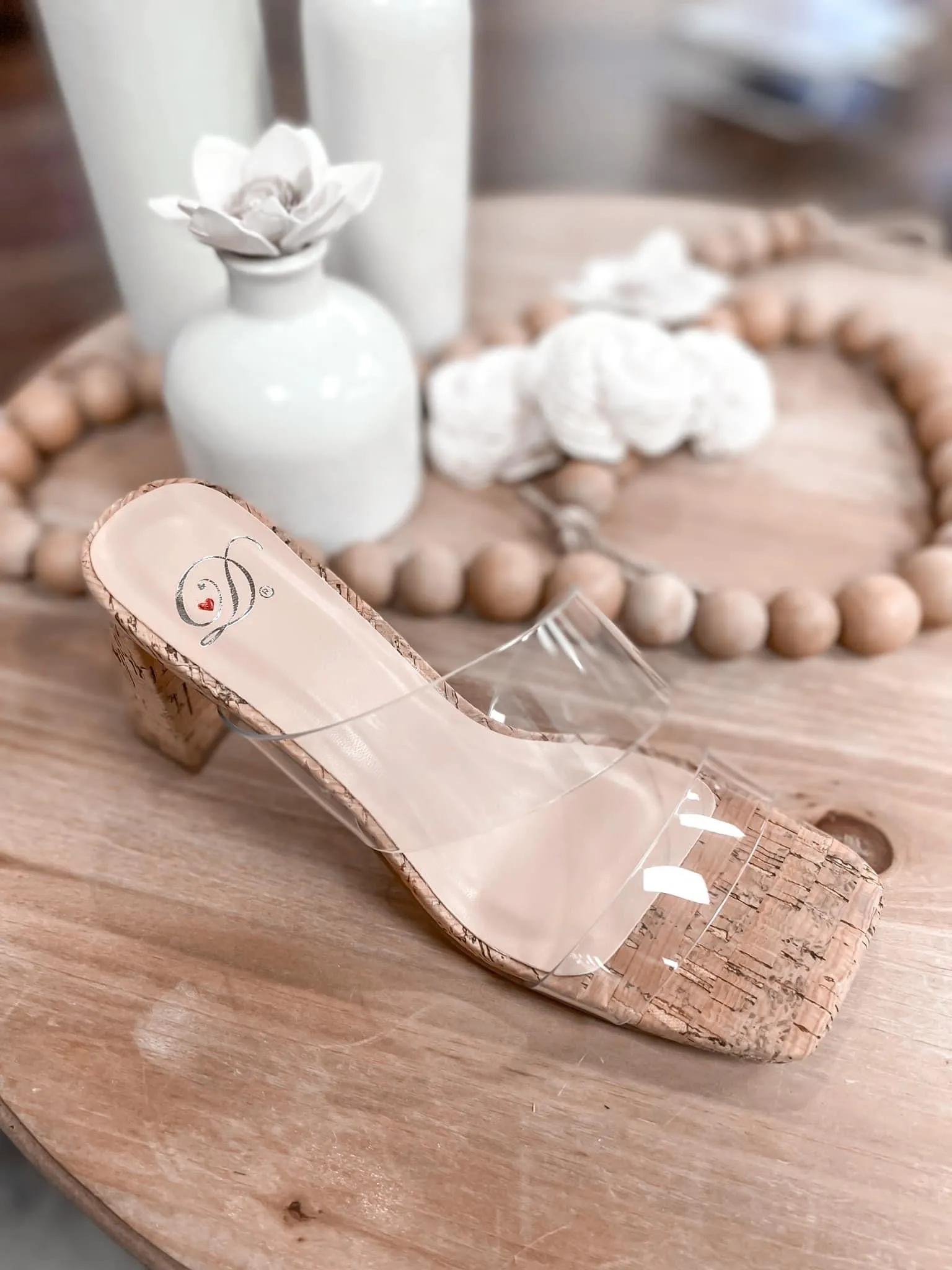 The Howell Clear Strap Heel