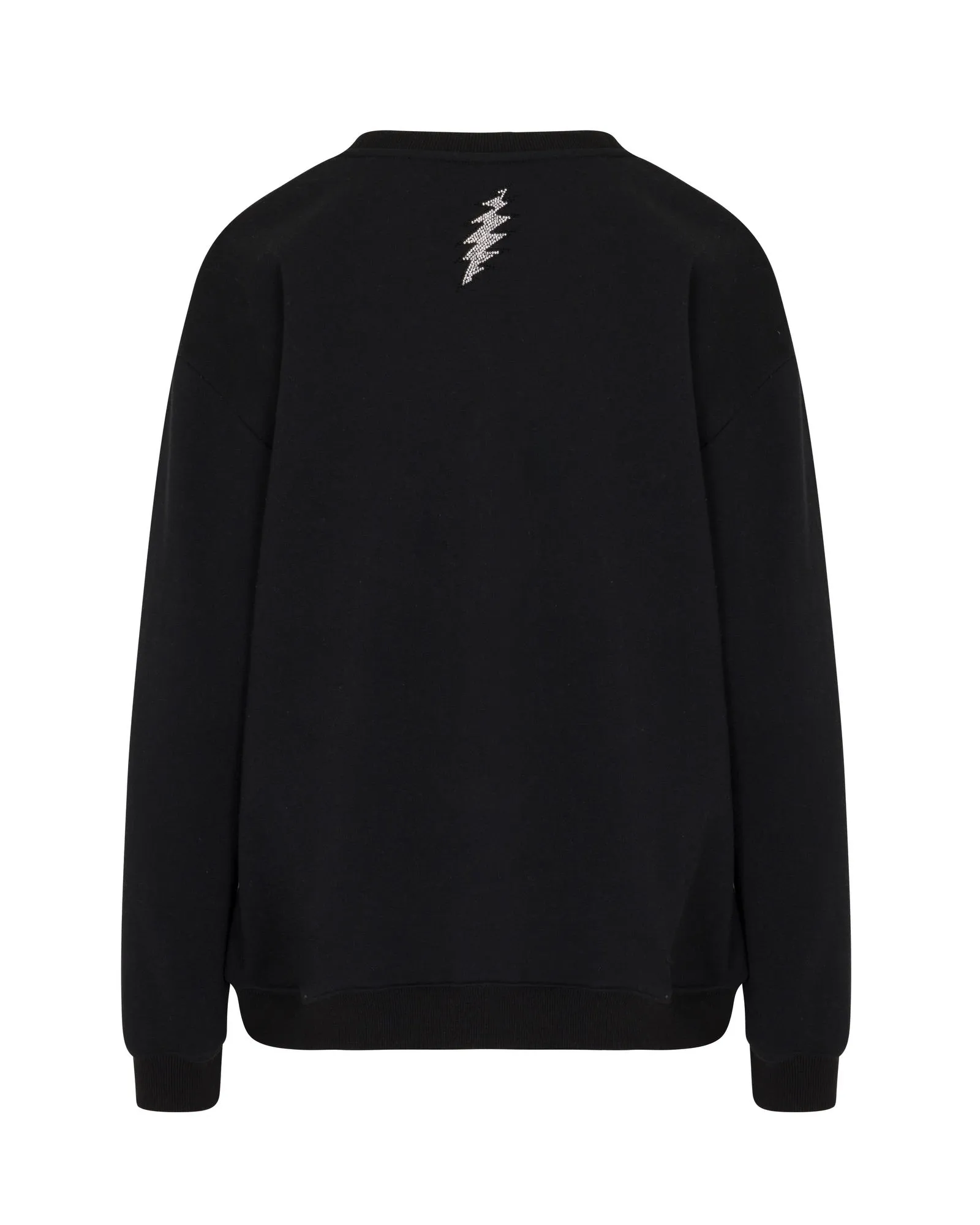 The Original Grateful Dead Rhinestone Stealie Sweatshirt - Black