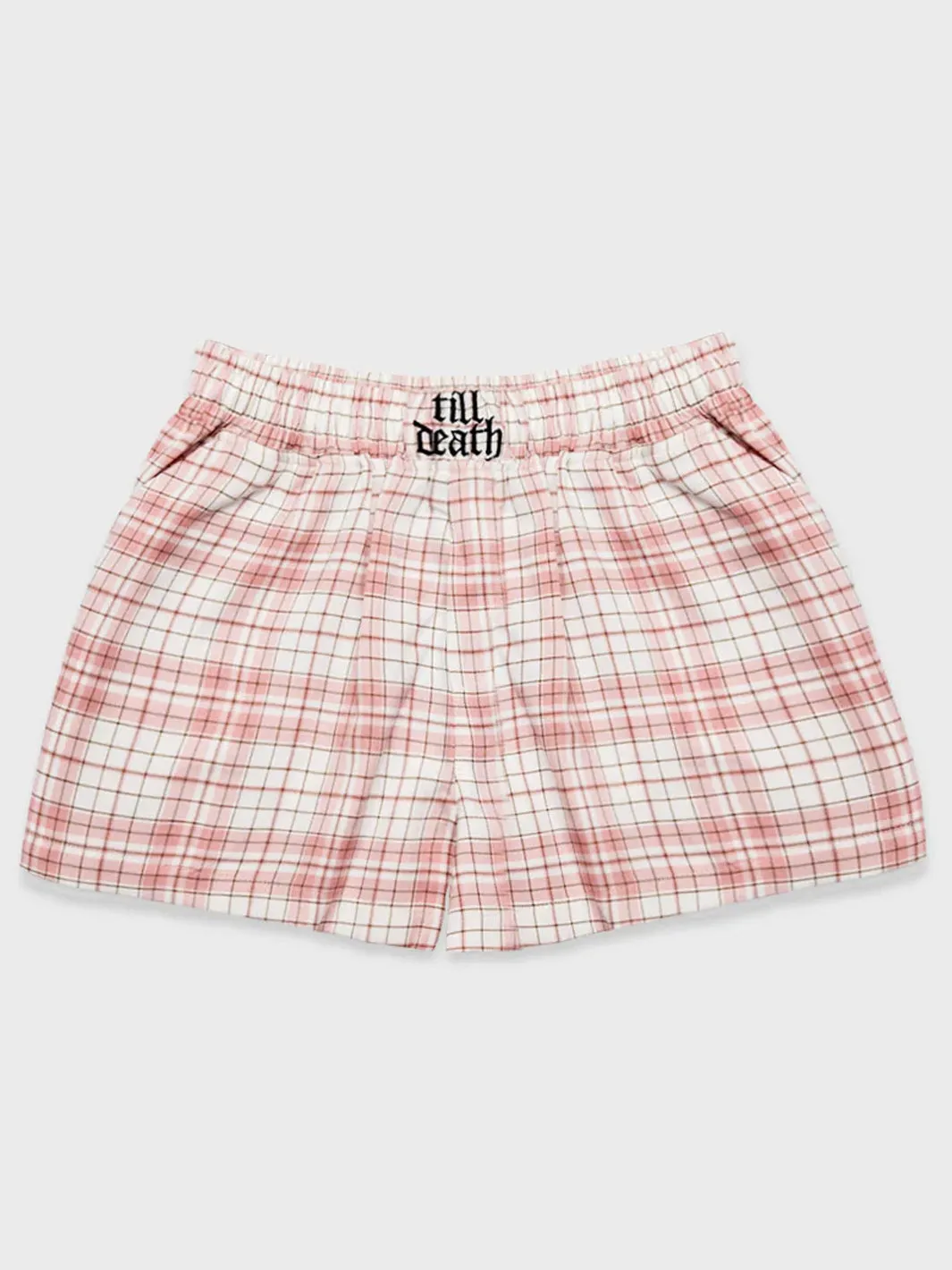 TILL DEATH BOXER SHORTS - CHECK