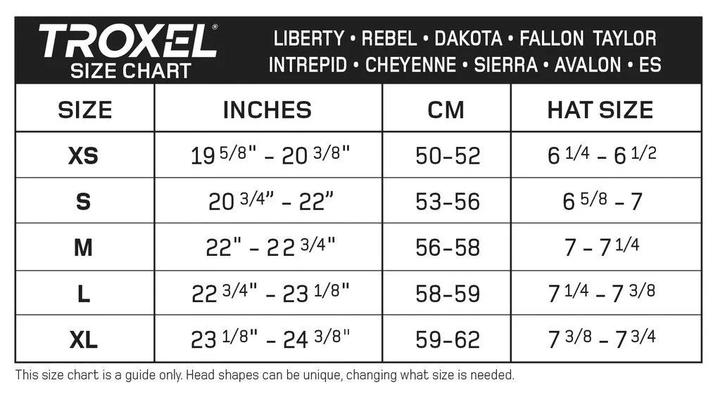 TROXEL LIBERTY SERIES LOW PROFILE RIDING HELMET