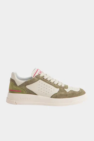 Tweener Leather & Suede Sneakers in Green