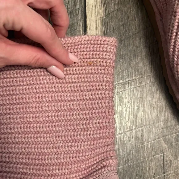 UGG Australia Crochet Knit Boots Orchid Pink