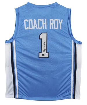 UNC Roy Williams Authentic Signed Carolina Blue Pro Style Jersey BAS Witnessed