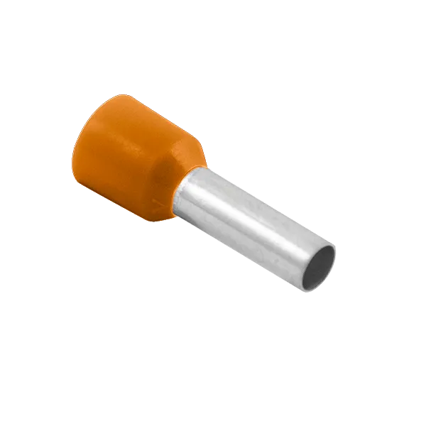 Unicrimp QBFR10 Bootlace Ferrule 10mmý Brwn French (100 Pack)