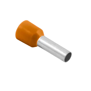 Unicrimp QBFR10 Bootlace Ferrule 10mmý Brwn French (100 Pack)