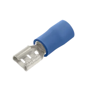 Unicrimp QBPO85F Blue Female Push On 8.5mm (100 Pack)