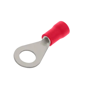 Unicrimp QRR10 Red Ring Terminal - 10mm Hole (100 Pack)