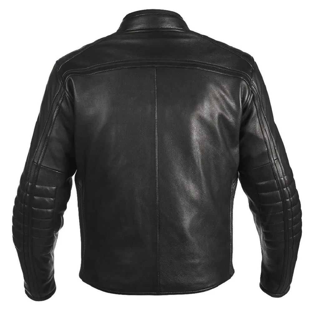 Vanguard Luxe Coffee Brown Motorcycle Leather Jacket