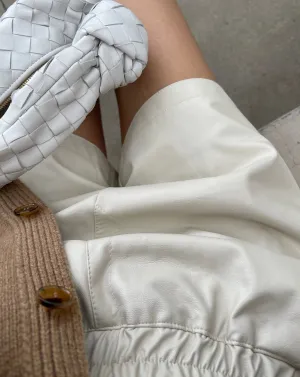 Vegan Leather Shorts