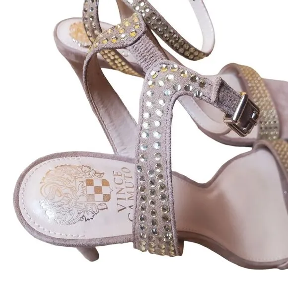 Vince Camuto Saprenda Rhinestone Heels Size 8
